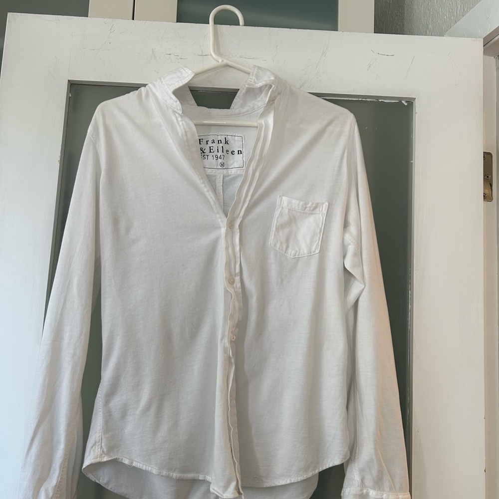 Frank & Eileen Cream Button-Down Shirt